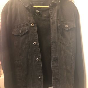 Levi Unisex Black Denim/ cotton blend Jacket